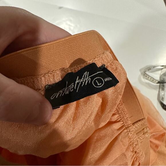 Orange Tulle Maxi Skirt Size L - Picture 5 of 8